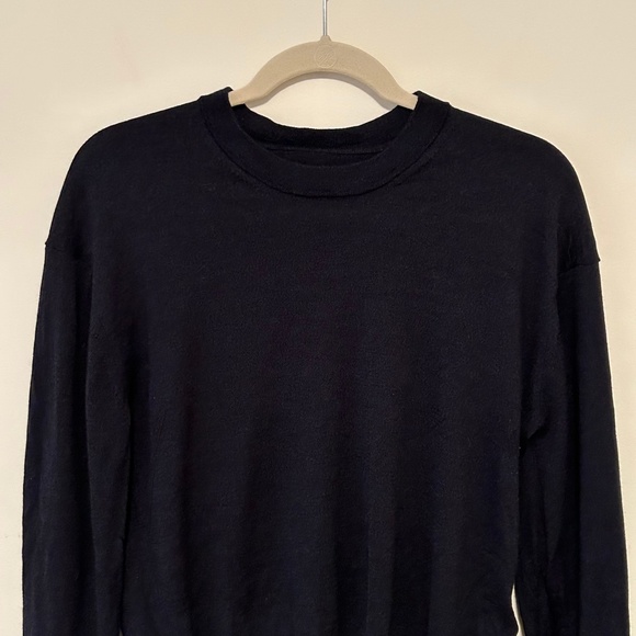 Zadig & Voltaire 100% Merino Wool Navy Blue Emmy Cutout Sweater - Picture 4 of 16